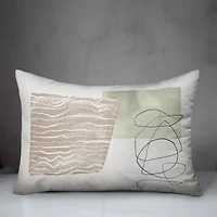 Chic Urban Abstract I 14" x 20" Throw Pillow