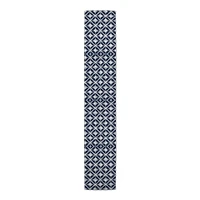 Navy & Gray Diamonds Indoor/Outdoor Table Runner