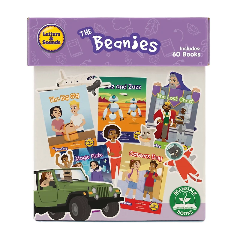 Junior Learning The Beanies Letters & Sounds Boxed Set
