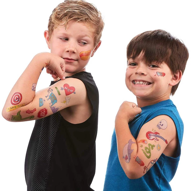 OOLY® Tattoo-Palooza™ Awesome Doodles Temporary Tattoos