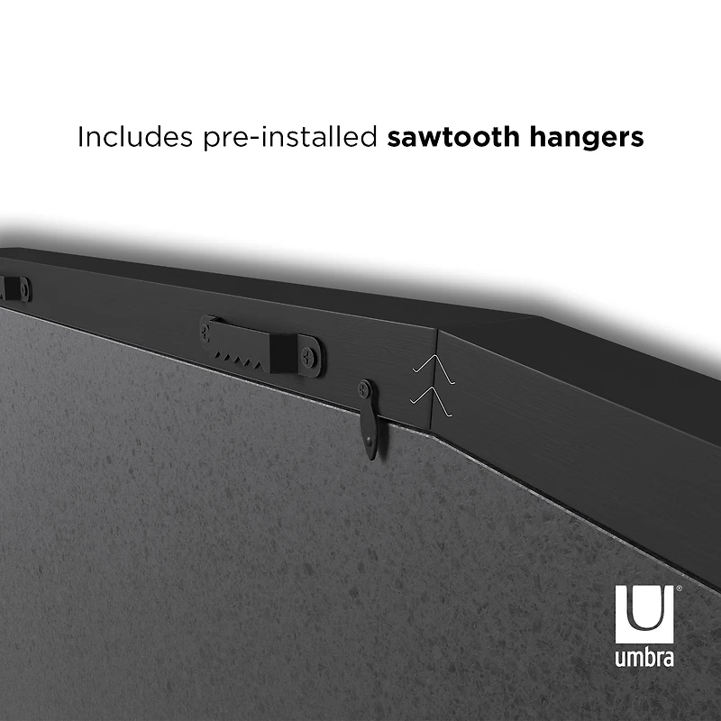 Umbra Black Medium T-Shirt Frame Display