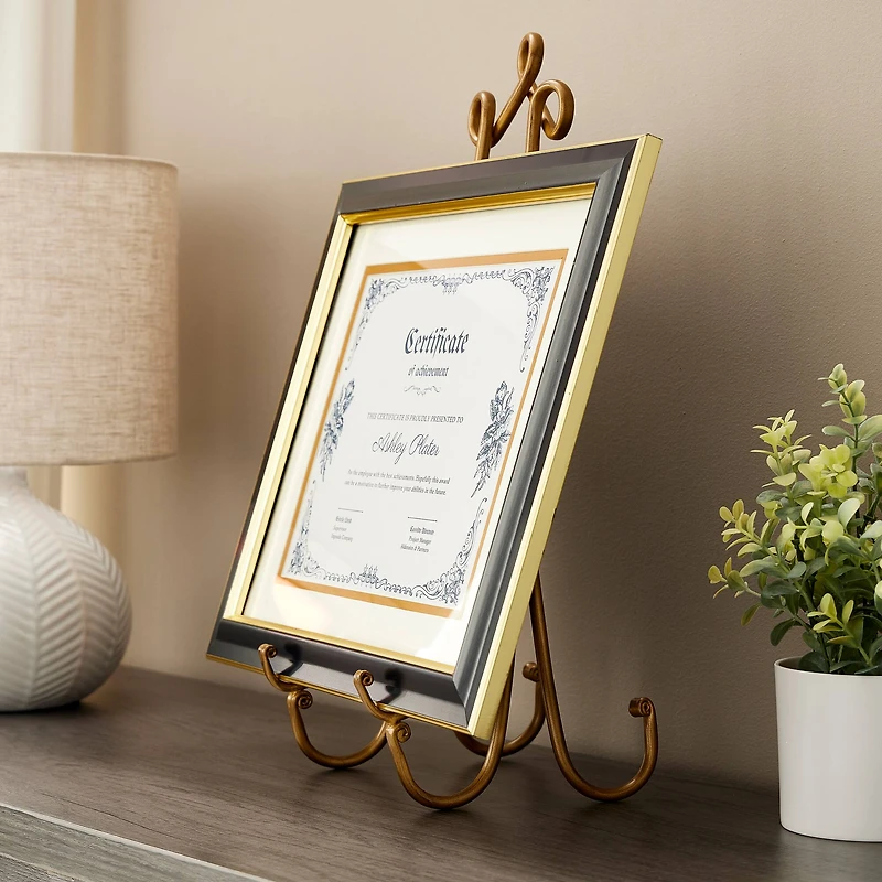 Gold Metal Easel By Studio Décor®