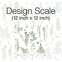 RoomMates White Fern Study Peel & Stick Wallpaper