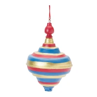 Toy Drum & Top Spinner Ornament Set