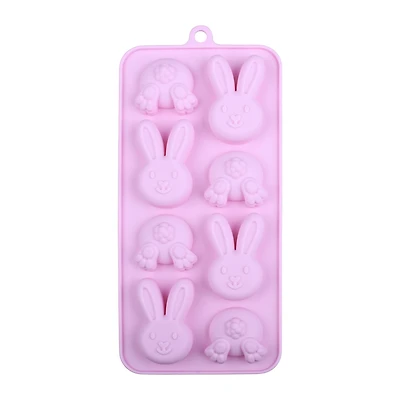 Easter Bunny Heads & Tails Silicone Candy Mold by Makery™