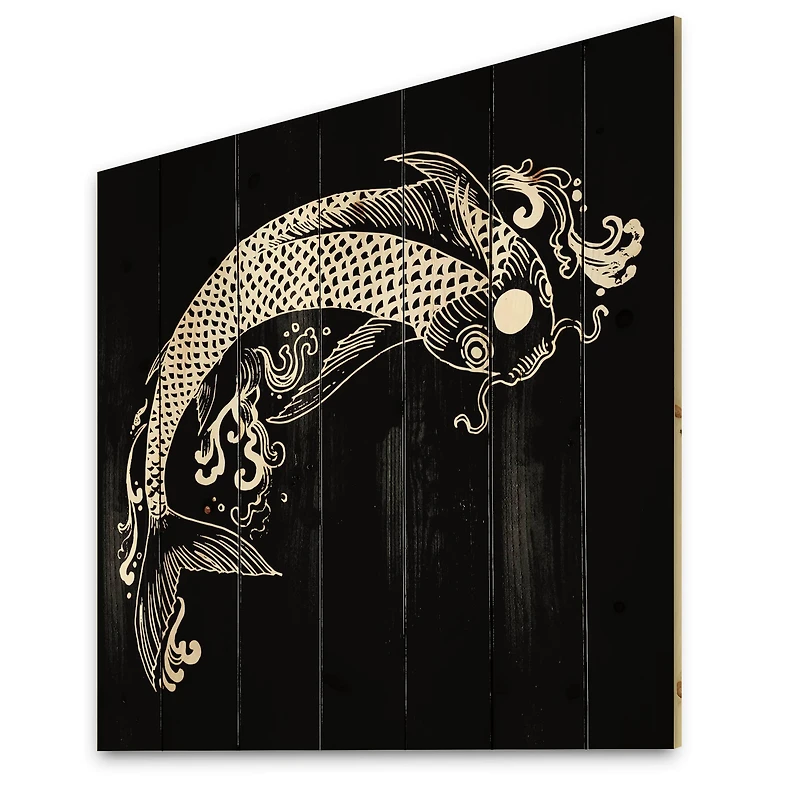 Designart - Chinoiserie Koi Fish I