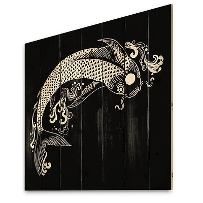 Designart - Chinoiserie Koi Fish I