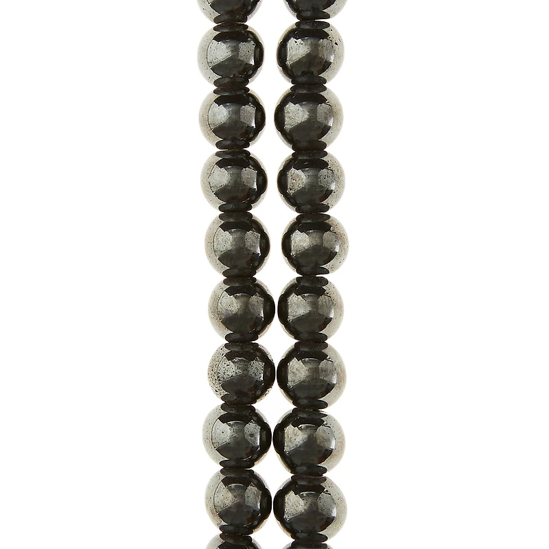 Hematite Round Beads, 8mm by Bead Landing™