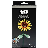 Sunflower Floral Brick Art Kit by Make Market®
