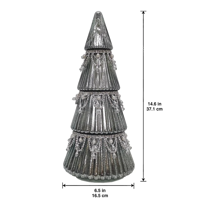 LED Glass Crystal Tree Tabletop Décor by Ashland