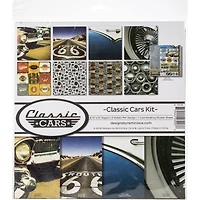 Reminisce Collection Kit 12"X12"-Classic Cars