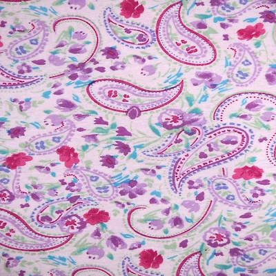 Feldman Pink Paisley Cotton Flannel