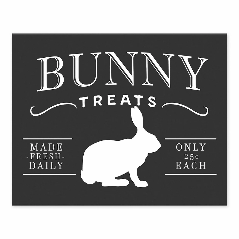 Bunny Treats 8" x 10" Tabletop Canvas