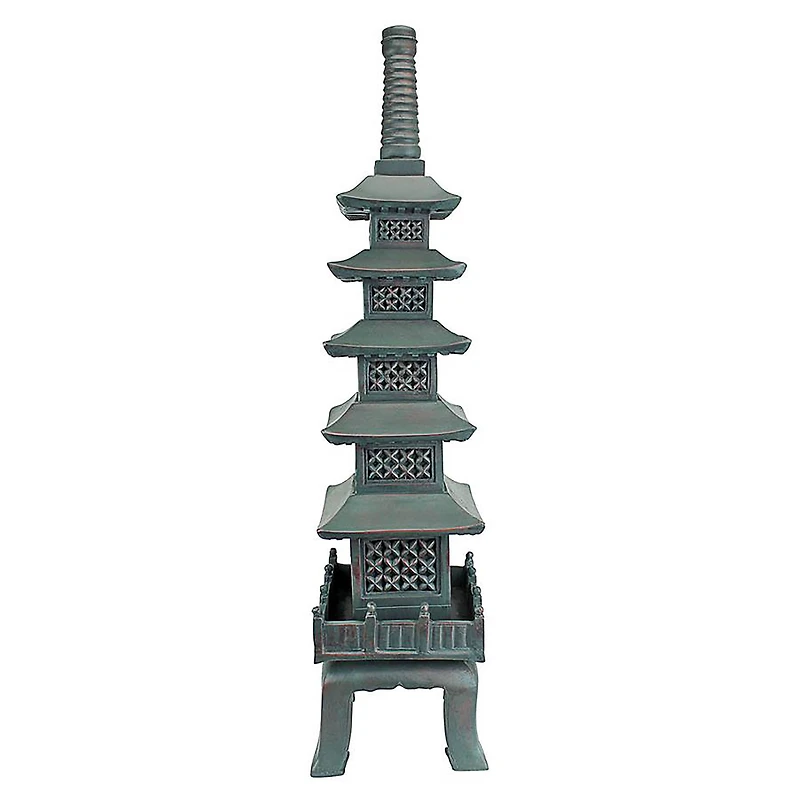 Design Toscano® 28" The Nara Temple Asian Garden Pagoda Sculpture