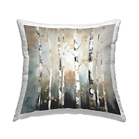 Stupell Industries Autumn Birch Impressions Decorative Printed Throw Pillow