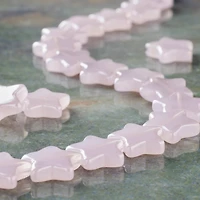 12 Pack: Pink Clear Aurora Borealis Glass Star Beads, 12mm by Bead Landing™