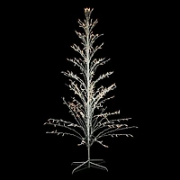 6ft. Pre-Lit White Cascade Twig Artificial Christmas Tree