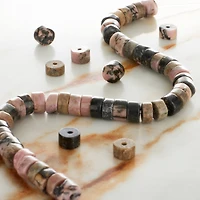 Rhodonite Heishi Beads, 6mm by Bead Landing™