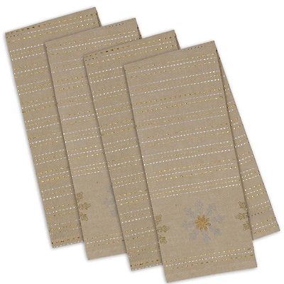 DII® Snowflake Sparkle Dishtowel Set