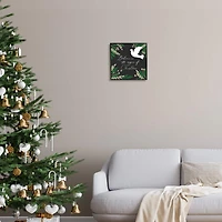 Stupell Industries Magic Of Christmas Botanical Dove Framed Giclee Art