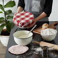 DII® Assorted Barn Red Farmhouse Woven Dish Cover Set