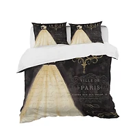 Designart 'French chandeliers Couture III' Glam Bedding Set