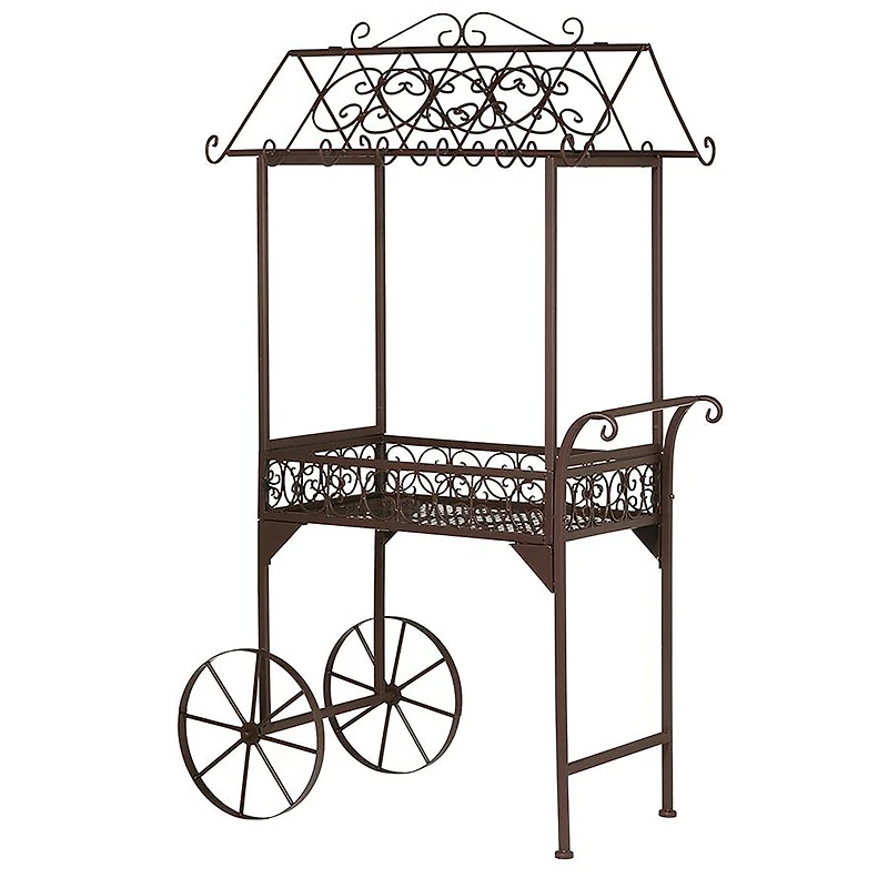 Design Toscana 56.5" Jardin a la Francaise Flower Pushcart