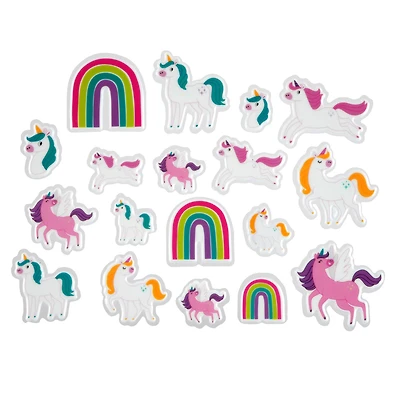 Unicorn & Rainbow Puffy Stickers by Creatology™