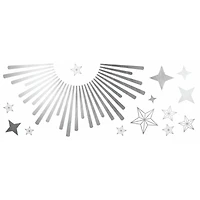 RoomMates Sunburst Peel & Stick Decals with Circle Mirror