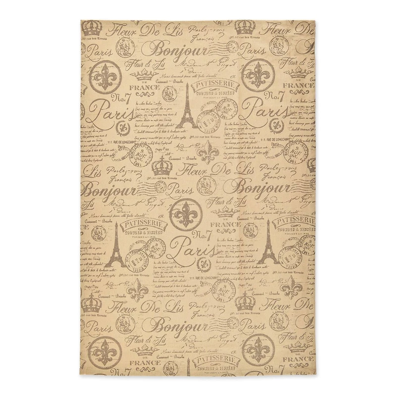 DII® Assorted Paris Print Dishtowel Set
