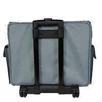 Everything Mary Green Floral Rolling Sewing Machine Tote