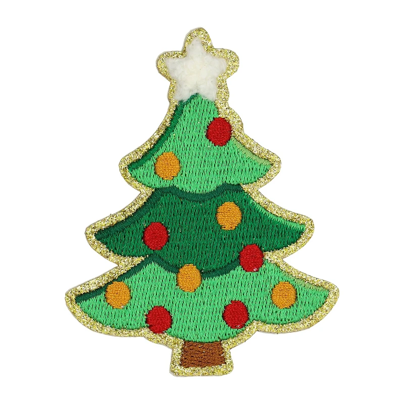 Christmas Tree Iron-On & Adhesive Patch by Celebrate It™