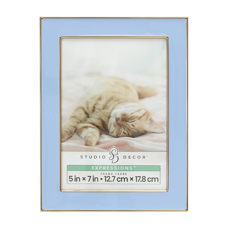 Expressions™ 5" x 7" Gold Trim Tabletop Frame by Studio Décor