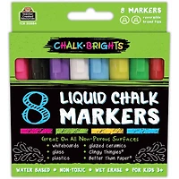 Teacher Created Resources Chalk Brights Liquid Chalk Markers, 8ct.