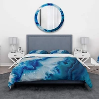 Designart 'Geode Slice Macro' Abstract Bedding Set