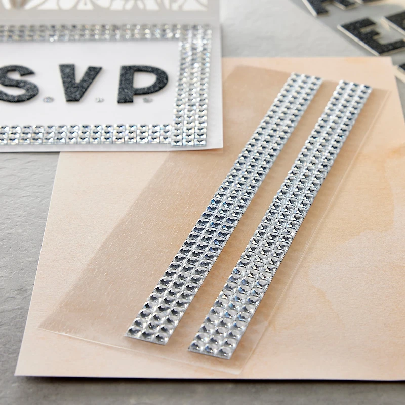 12 Packs: 3 ct. (36 total) Rhinestone Borders by Recollections