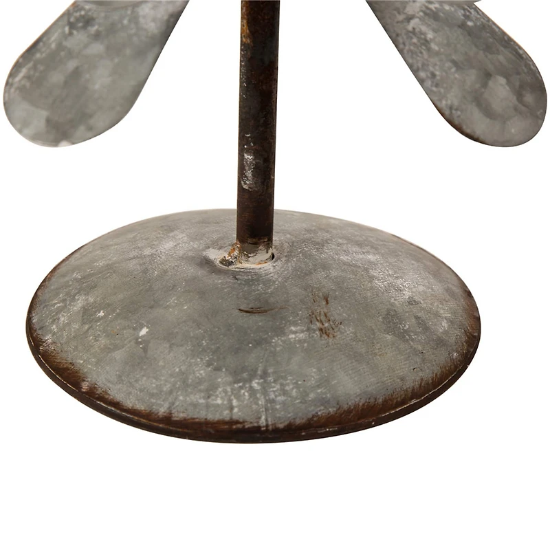 Glitzhome® Galvanized Metal Christmas Tree Table Décor Set