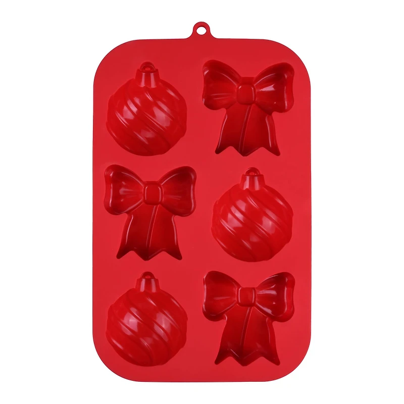 Bows & Ornaments Silicone Treat Mold by Makery™