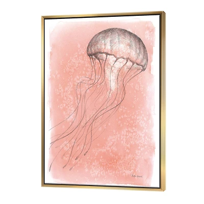 Designart - Coastal Sea Life IV jellyfish sketches