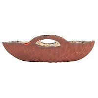 Hello Honey® 10.75" Multicolor Round Stoneware Bowl with Handles