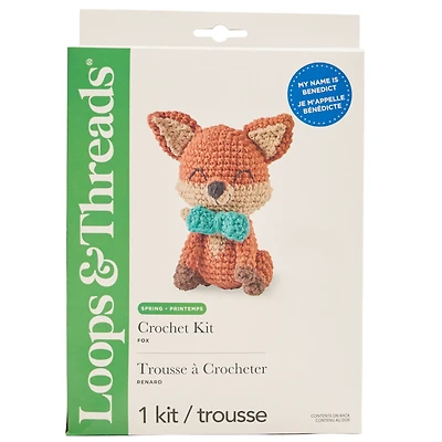 Spring Fox Crochet Kit by Loops & Threads®