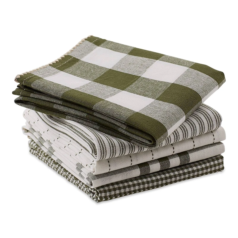 DII® Sage Farmhouse Woven Dishtowel Set