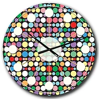 Designart 'Retro Pattern Abstract Design Xii Mid-Century Modern Wall Clock
