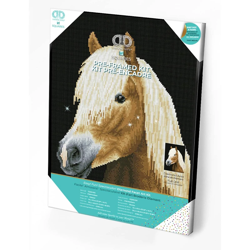 Diamond Dotz® Intermediate Chester Pre-Framed Diamond Painting Kit