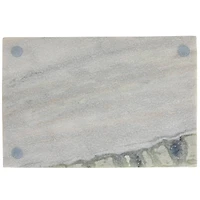 Hello Honey 12" x 8" Black Marble Cheese Board