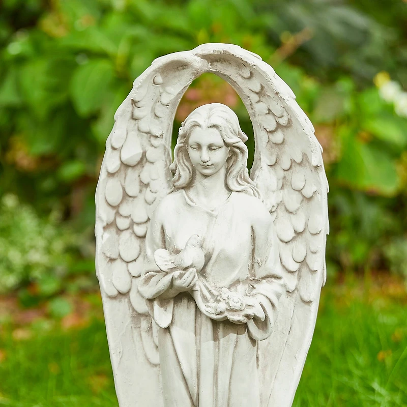 Glitzhome® 20.5" Standing Archangel Garden Statue