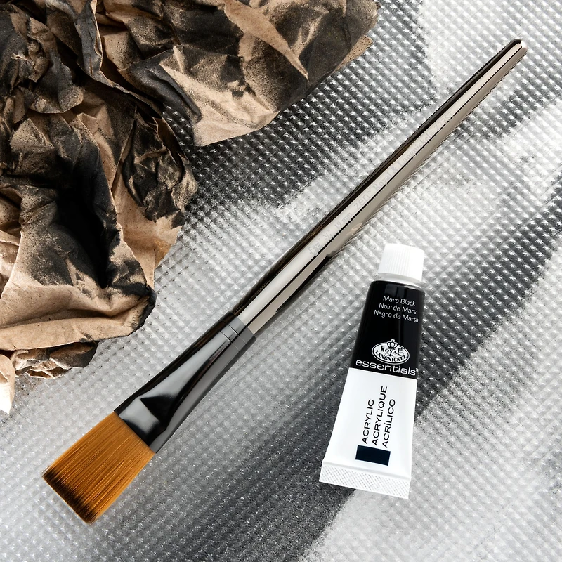 Zen® Series 73 Synthetic All Media Short Handle One Stroke Brush, 3/4"