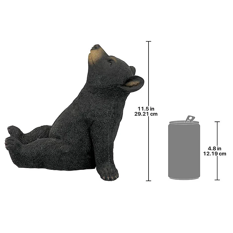 Design Toscano 12.5" Catching Rays Bear Cub Statue