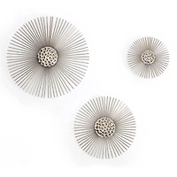 Habitat Decor Sunburst Metal Wall Art Set