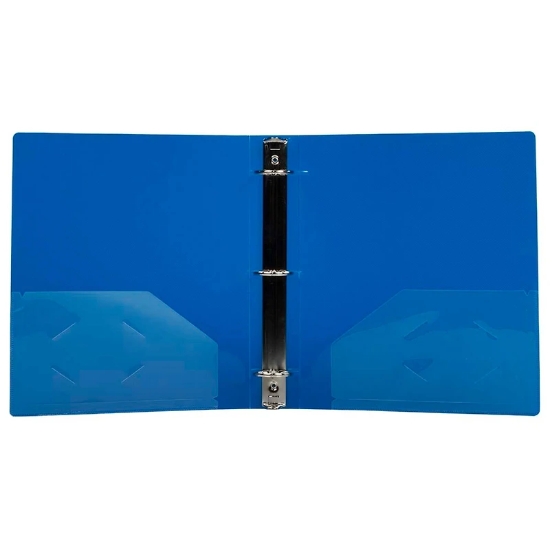 JAM Paper 1.5" Glass Twill Plastic 3-Ring Binder